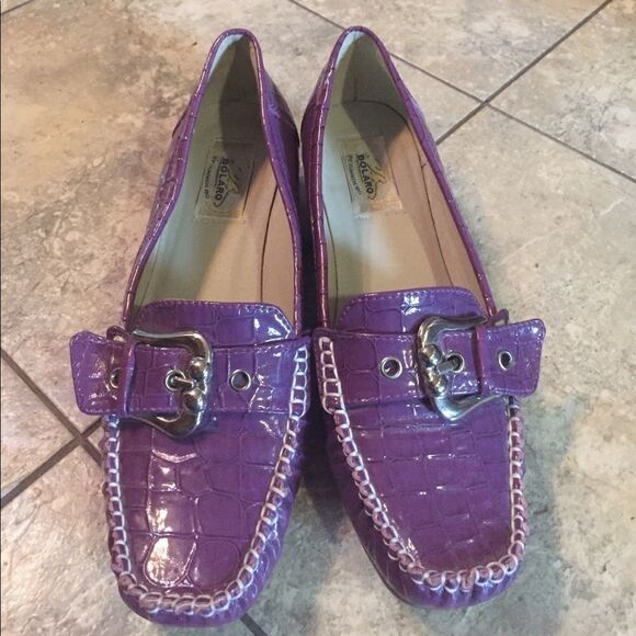 Purple Bolaro loafers sz 7.5 - Picture 2 of 5